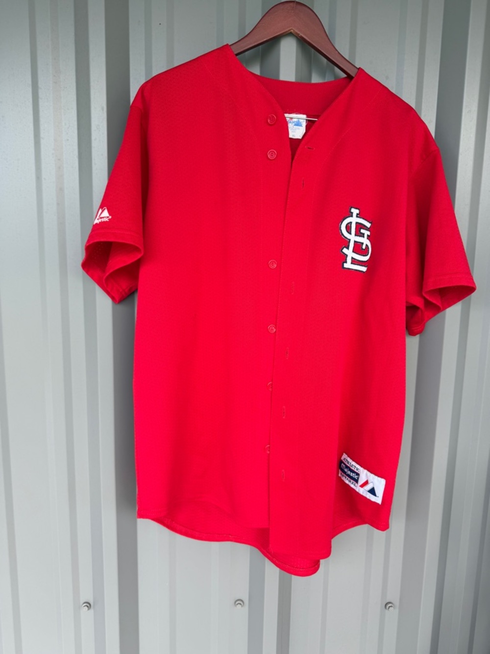 Vintage Majestic St. Louis Cardinals Jersey XL Made in USA Red MLB Baseball